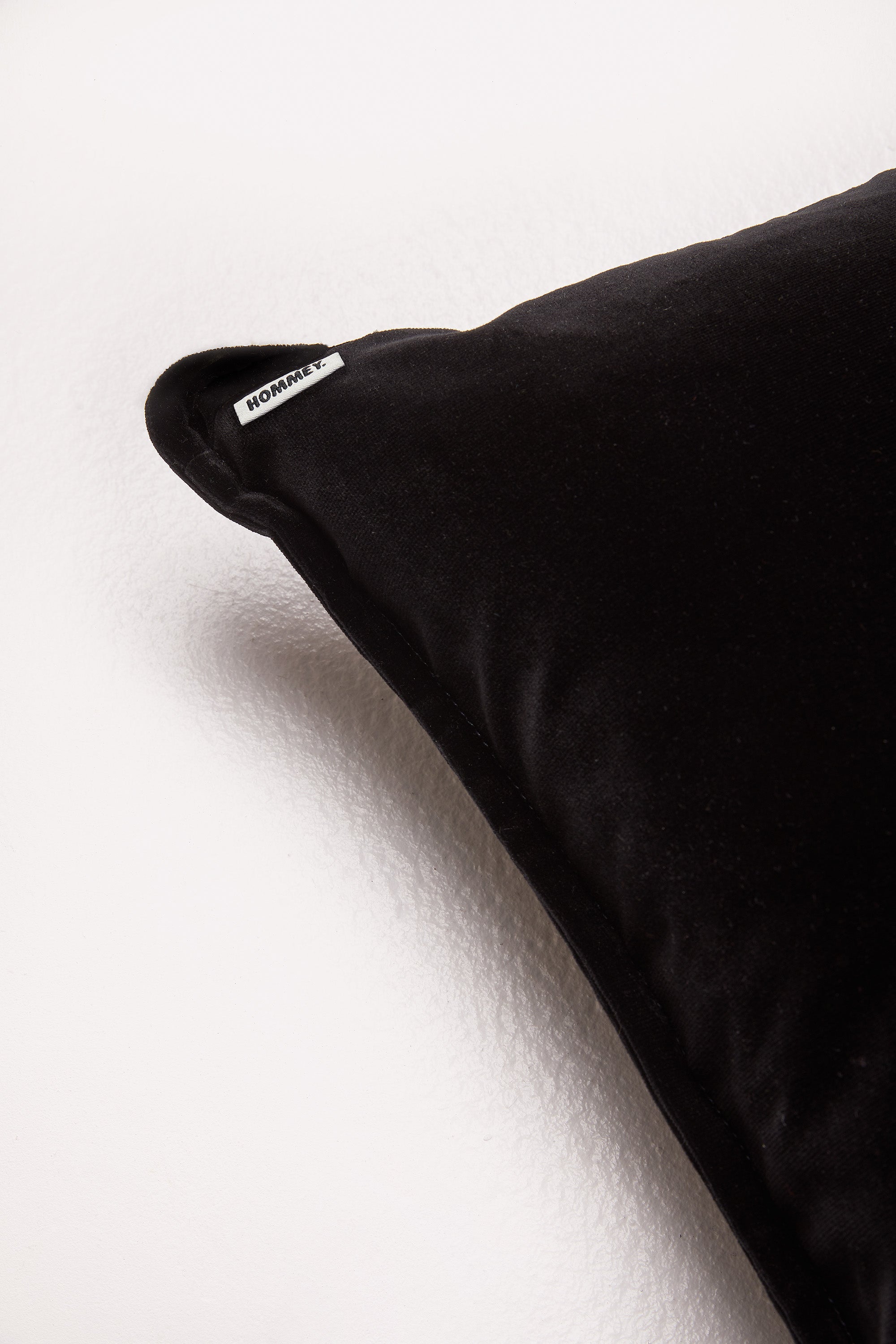 Essential Velvet - Black Cat Cushion