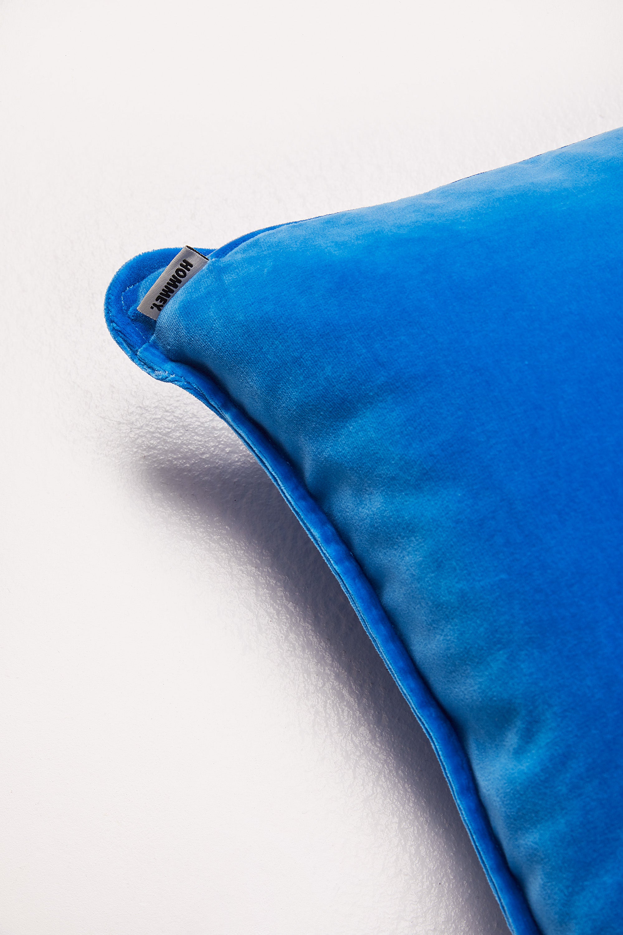 Lumbar Velvet - Blue Lagoon Cushion