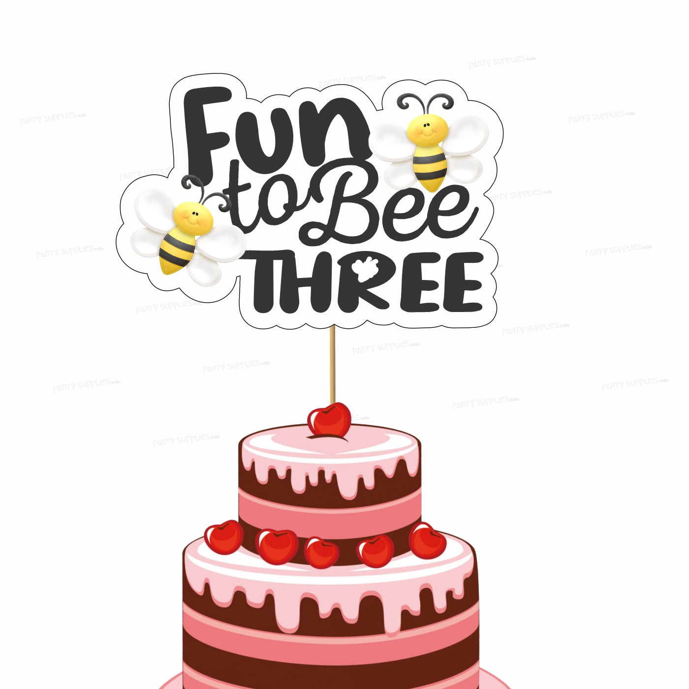First Birthday Cake with bee