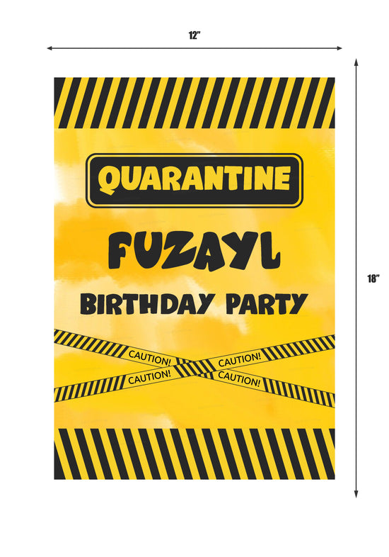 PSI Quarantine Theme Welcome Board