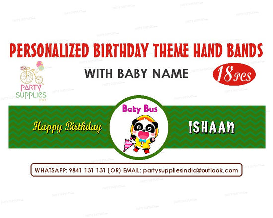 PSI Baby Bus Theme Hand Band