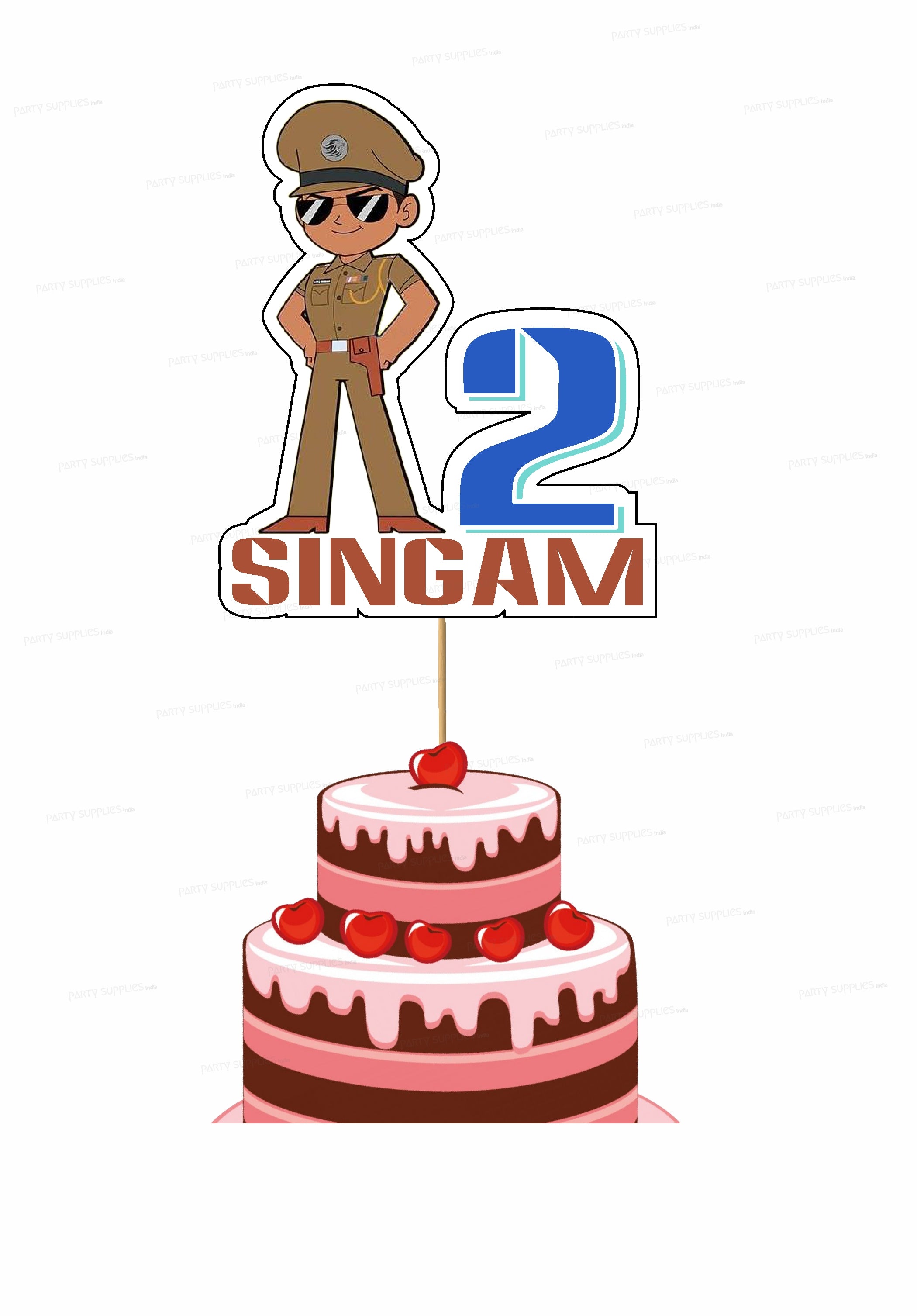 Details 83+ little singham cake images latest - in.daotaonec