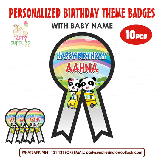 PSI Baby Bus Theme Badges