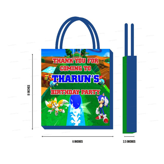 PSI Sonic the Hedgehog Theme Return Gift Bag