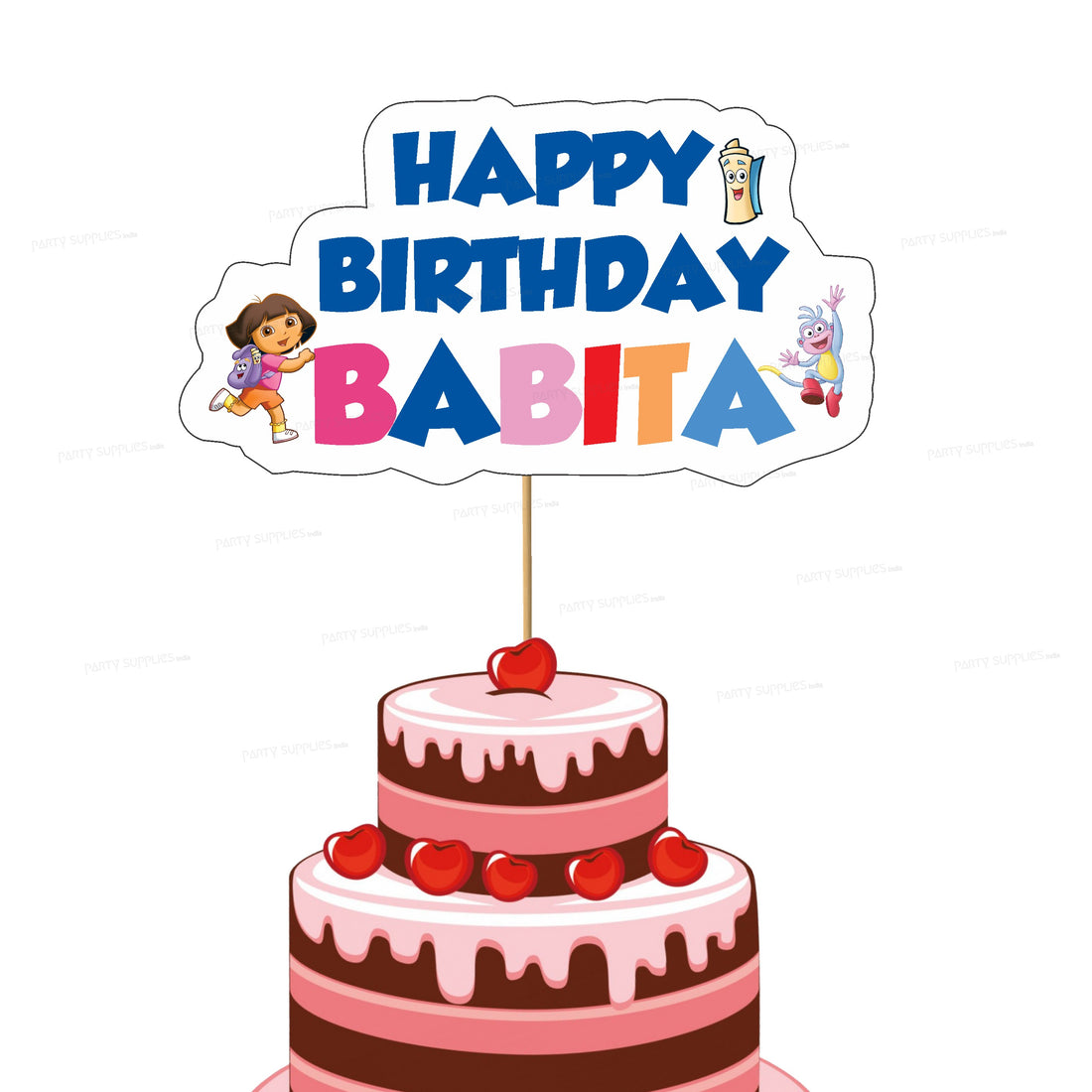 Party Decorz Happy Birthday Cake Topper, 5 Inch Happy Birthday Round Star Cake  Topper Price in India - Buy Party Decorz Happy Birthday Cake Topper