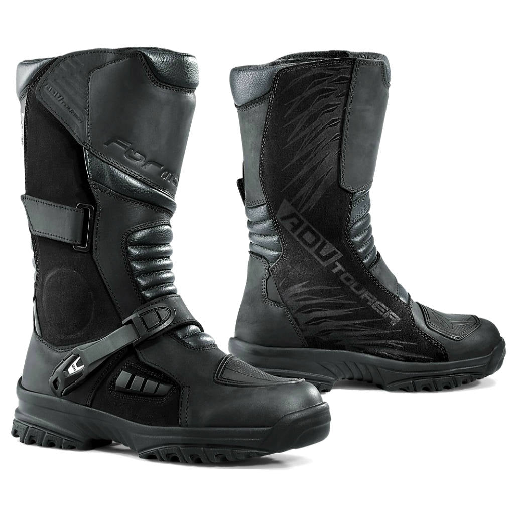 motorcycle boots | Forma ADV tourer mens black waterproof adventure ...