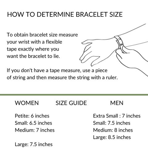 Bracelet Size Chart for Childrens Bracelets  In Season Jewelry