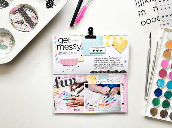 Get Messy Traveler's Notebook Layout | Andrea Gray – Felicity Jane