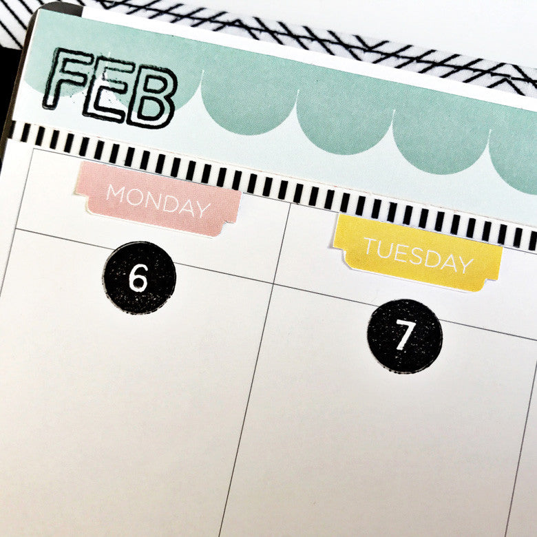 February Weekly Planner Spread by Anita Patel | @FelicityJane