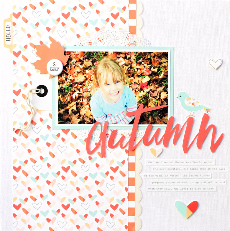 Autumn Layout by Mandy Melville | @FelicityJane