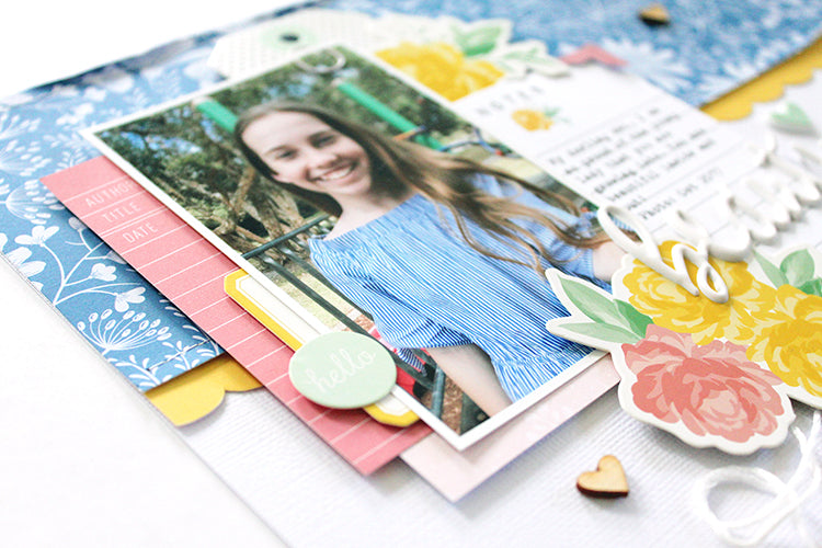 'Beauty' Layout with the Sarah Kit 3 | Mandy Melville