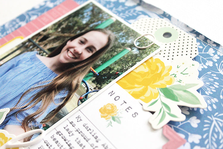 'Beauty' Layout with the Sarah Kit 5 | Mandy Melville