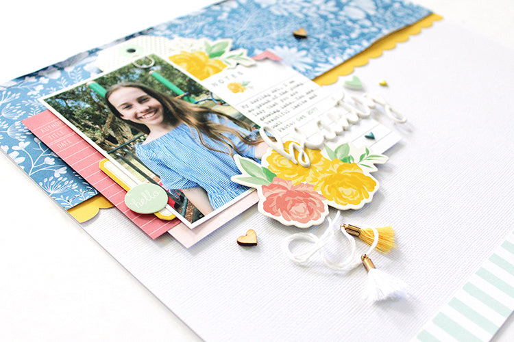 'Beauty' Layout with the Sarah Kit 7 | Mandy Melville