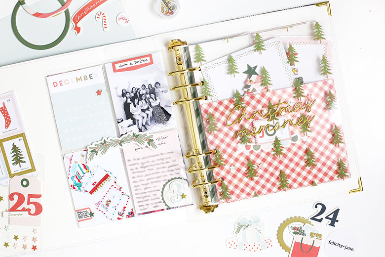 December Album Pages by Eva Pizarro for Felicity Jane