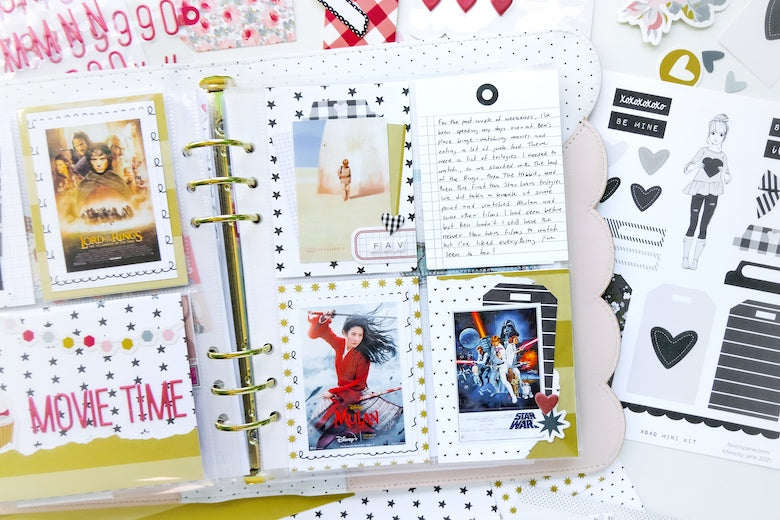 Simple to Recreate 6x8 Scrapbook Pages with Hidden Journal Windows