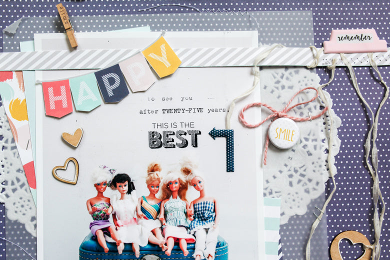 Scrapbook Layout by Marybeth Hancher | @FelicityJane