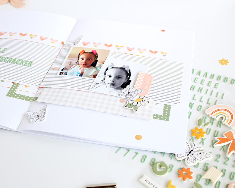 My Memories Notebook Spread by Desiree Lamar for Felicity Jane