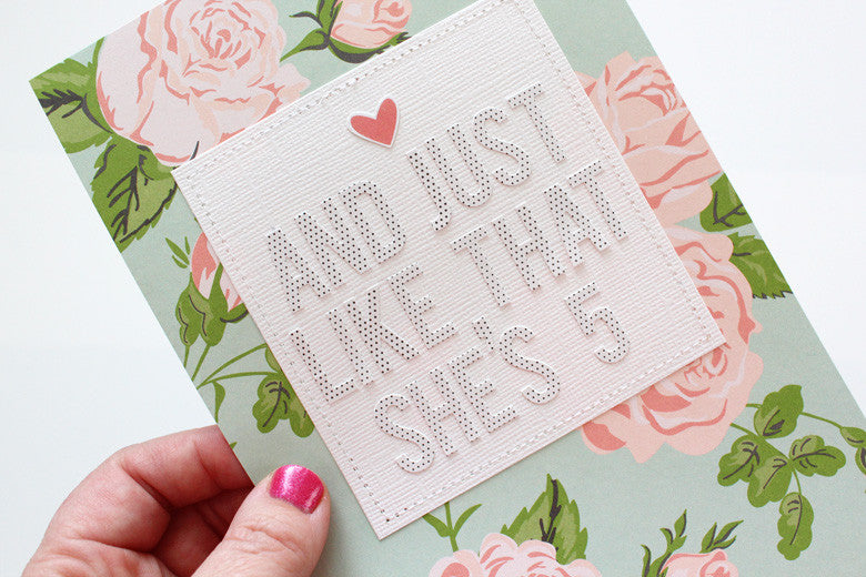 And Just Like That She is Five by Banning Lane | @FelicityJane