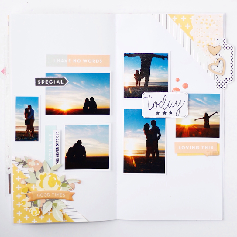 How to use multiple photos in your Traveler's Notebook spreads by Peggy Emmrich | @FelicityJane