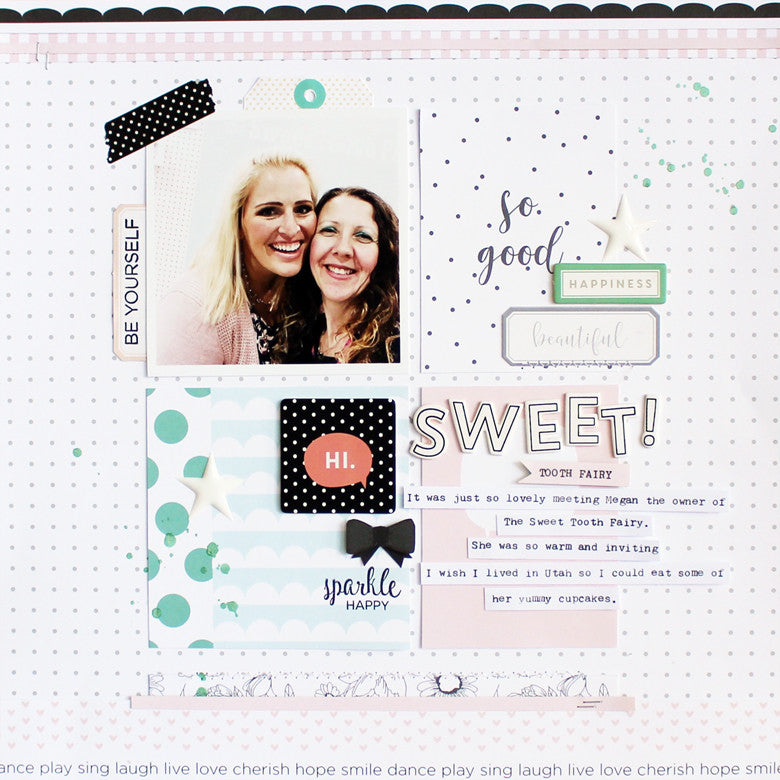 Sweet Layout by Kim Jeffress | @FelicityJane