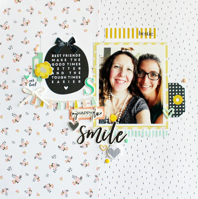 Smile Layout by Kim Jeffress | @FelicityJane