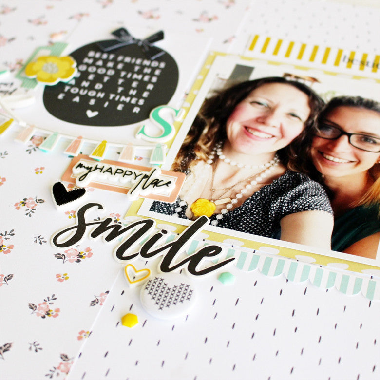 Smile Layout by Kim Jeffress | @FelicityJane