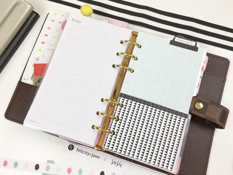 planner pocket | @felicity_jane | Julie Kinneeveauk