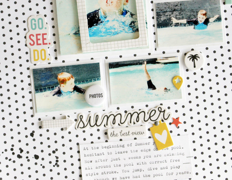Summer Layout by Kim Jeffress| @FelicityJane