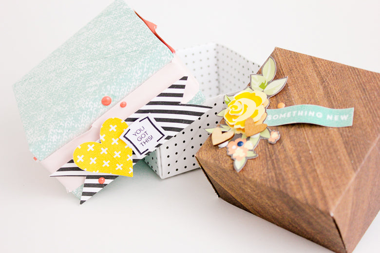Paper Crafting Origami Box Tutorial | Janna Werner | Felicity Jane