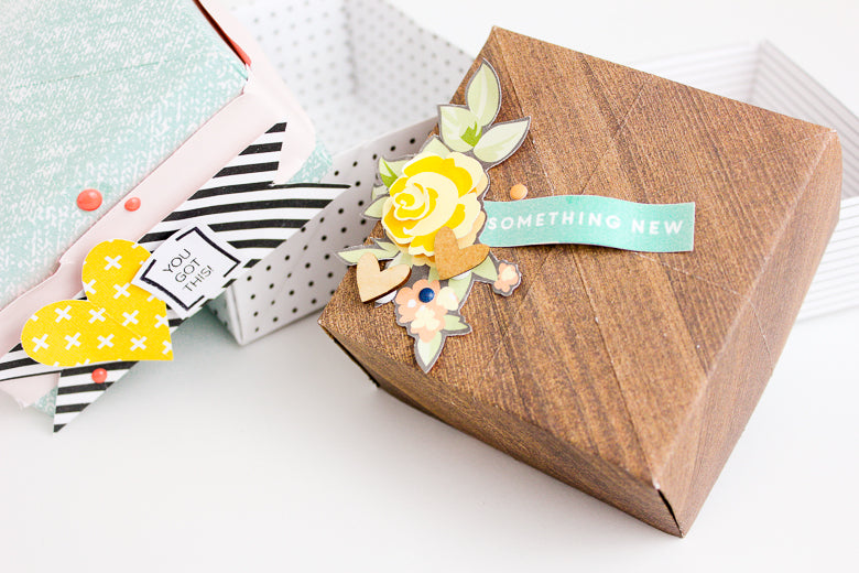 Paper Crafting Origami Box Tutorial | Janna Werner | Felicity Jane