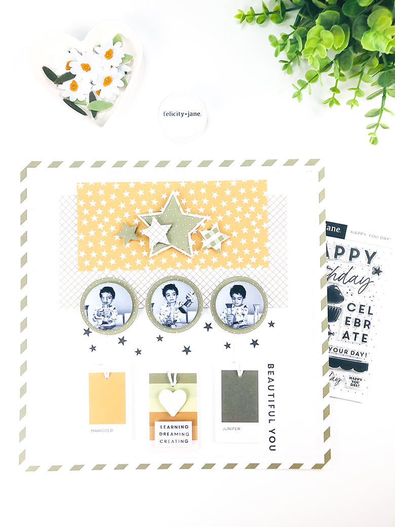 Sketch Layout by Karlla Dauer for Felicity Jane