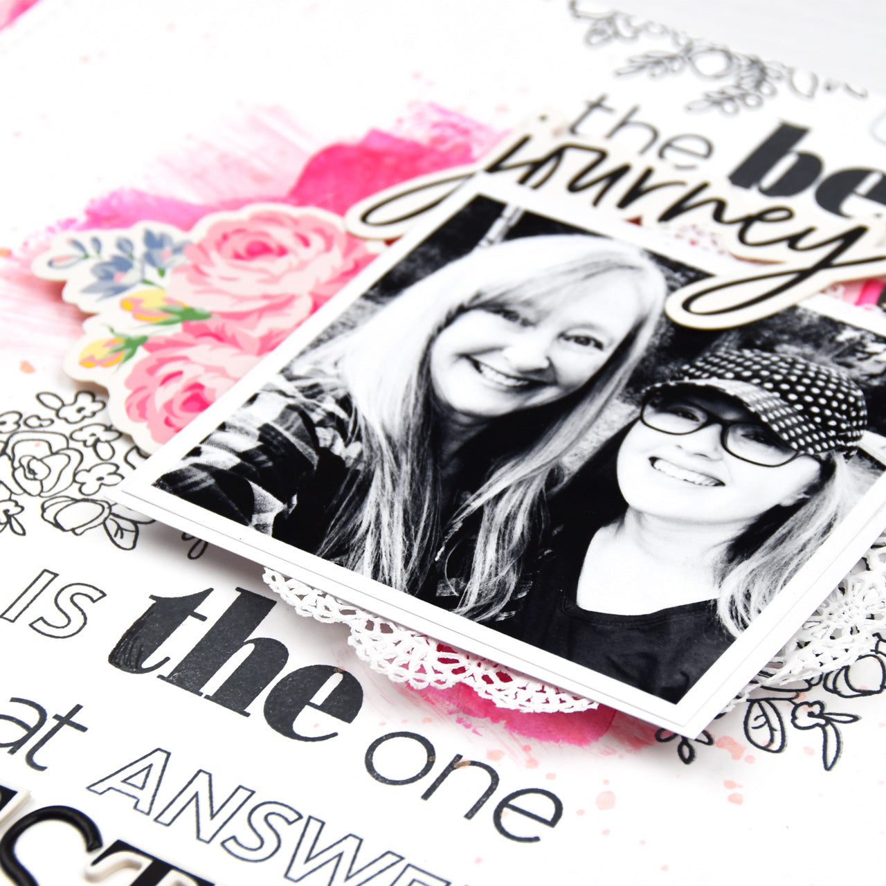 A Journey with FJ Alphabet Stamps 04 | Lorelei Murphy