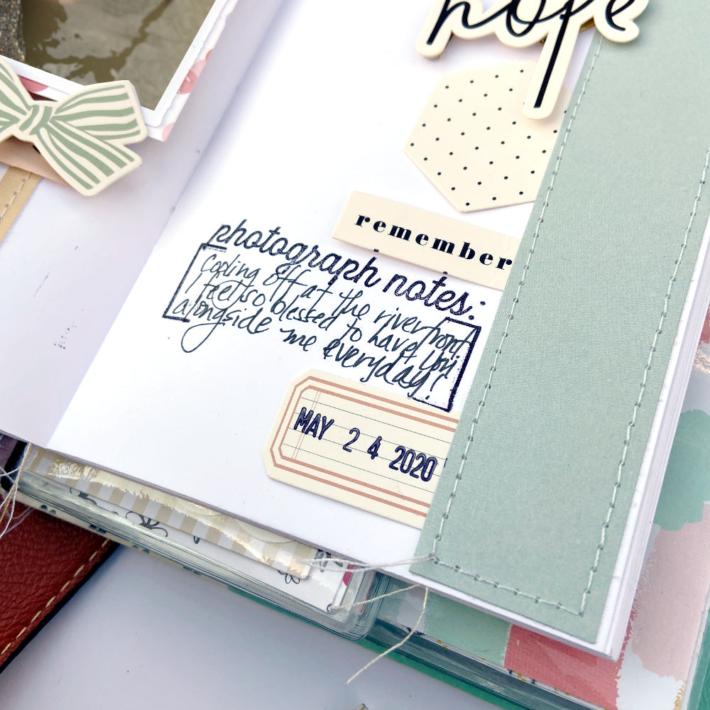 Traveler's Notebook Spread by Lydia Cost for Felicity Jane
