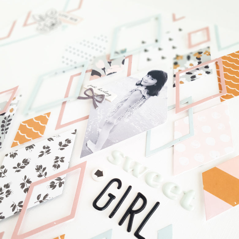 Scrapbook Layout by Anna Blades for Felicity Jane