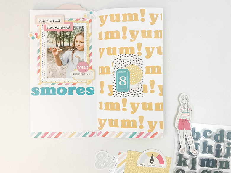 Traveler's Notebook Spread by Shannon Dombkowski for Felicity Jane