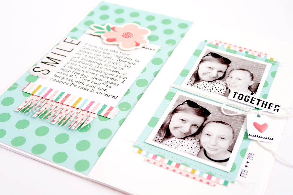 SMILE! a Travelers Notebook Spread 5 | Sheree Forcier | Felicity Jane