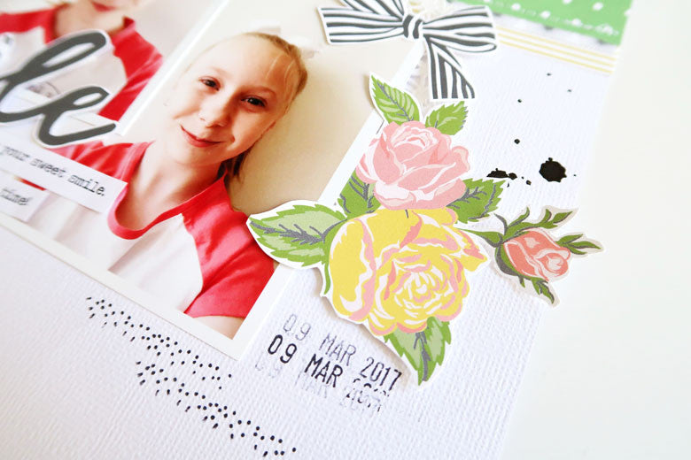 Smile Layout by Sheree Forcier | @FelicityJane