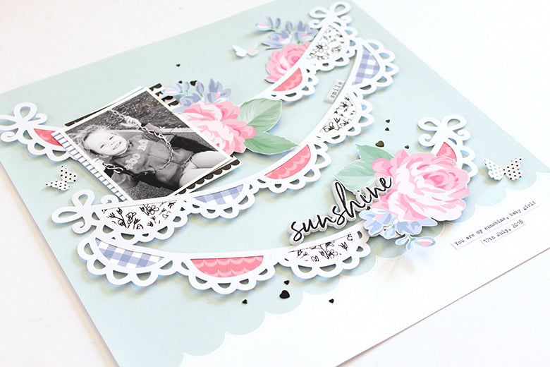 Sunshine Layout 2 - Mandy Melville - Felicity Jane