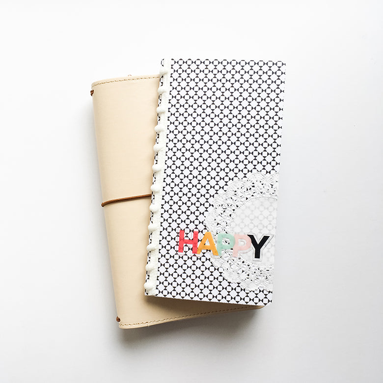 Traveler's Notebook cover by Mandy Melville | @FelicityJane