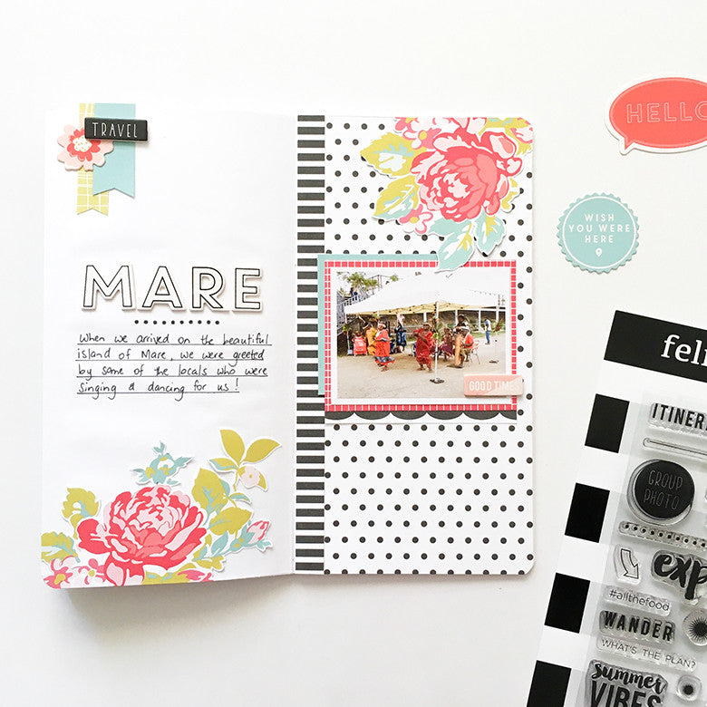 Mare Traveler's Notebook Spread by Mandy Melville | @FelicityJane