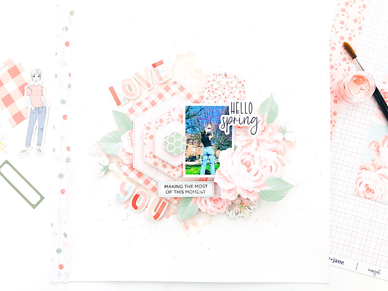 Scrapbook Layout by Karlla Dauer for Felicity Jane