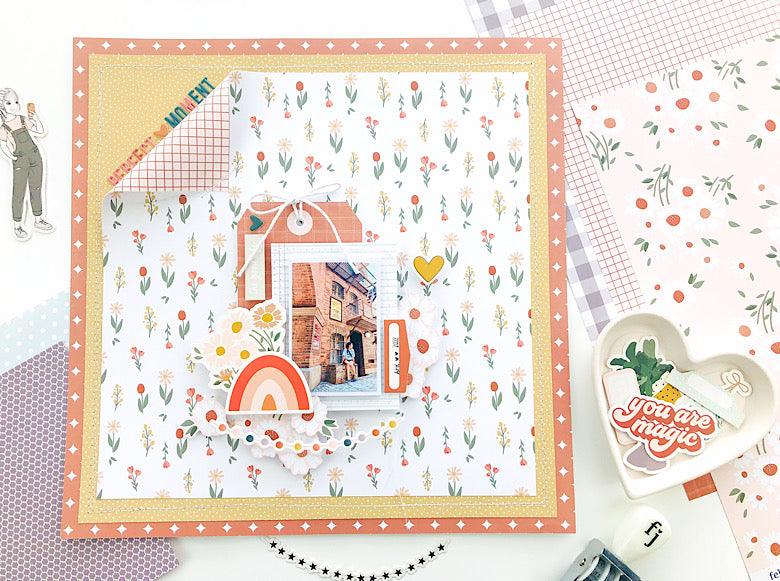 Scrapbook Layout by Karlla Dauer for Felicity Jane