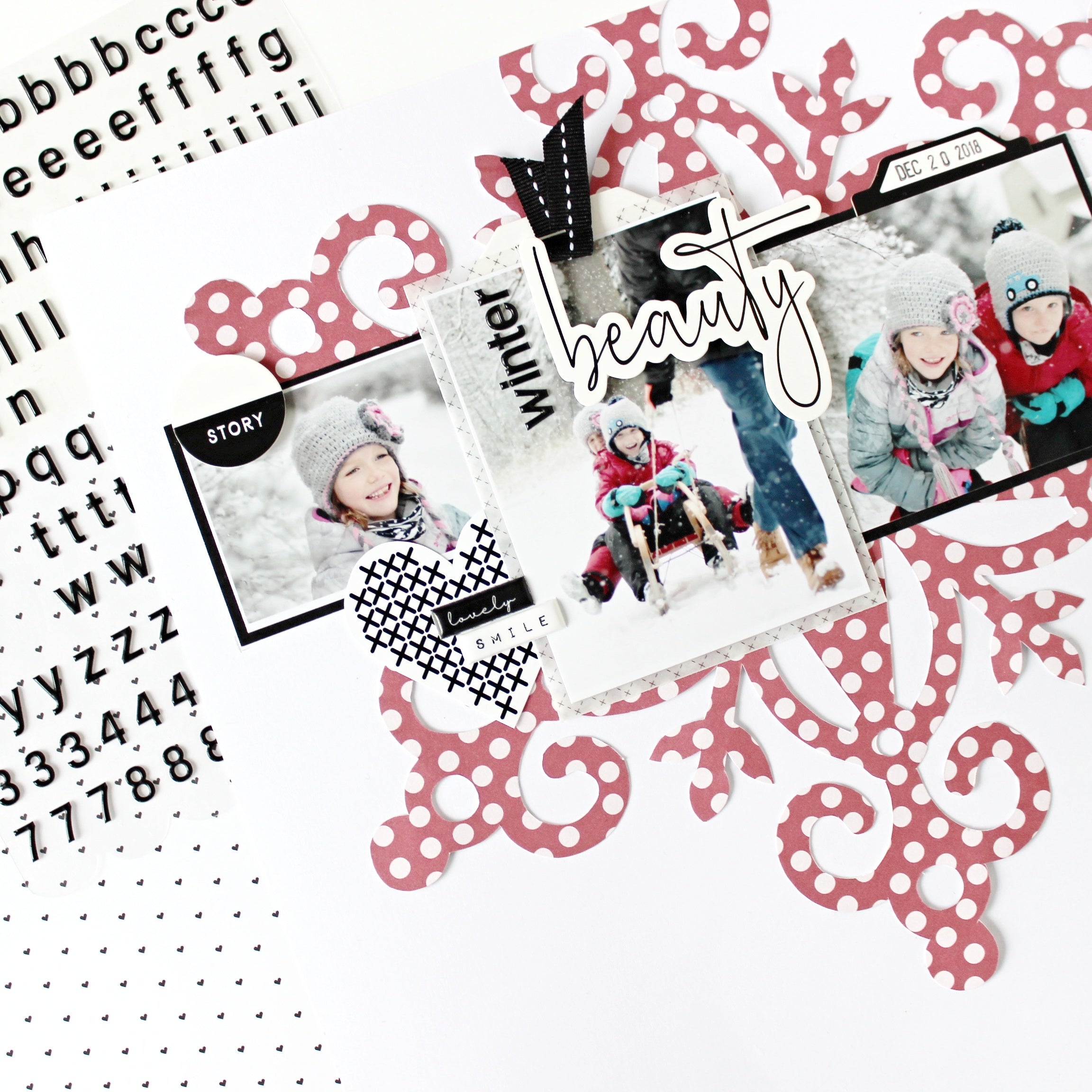 Scrapbook Layout by Jana Bennett for Felicity Jane