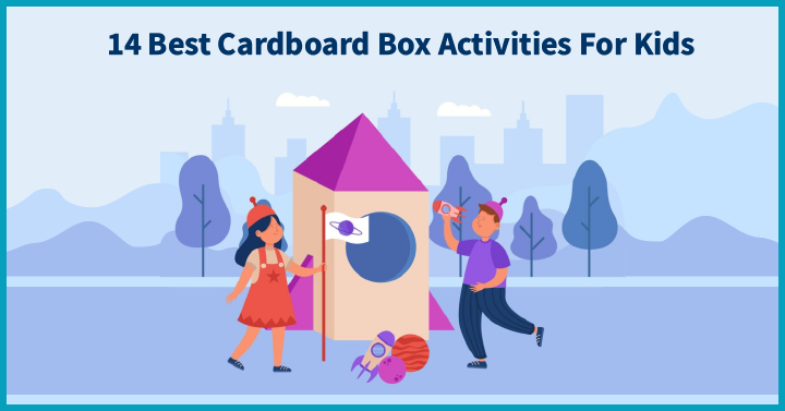 What can you do with cardboard boxes for kids?