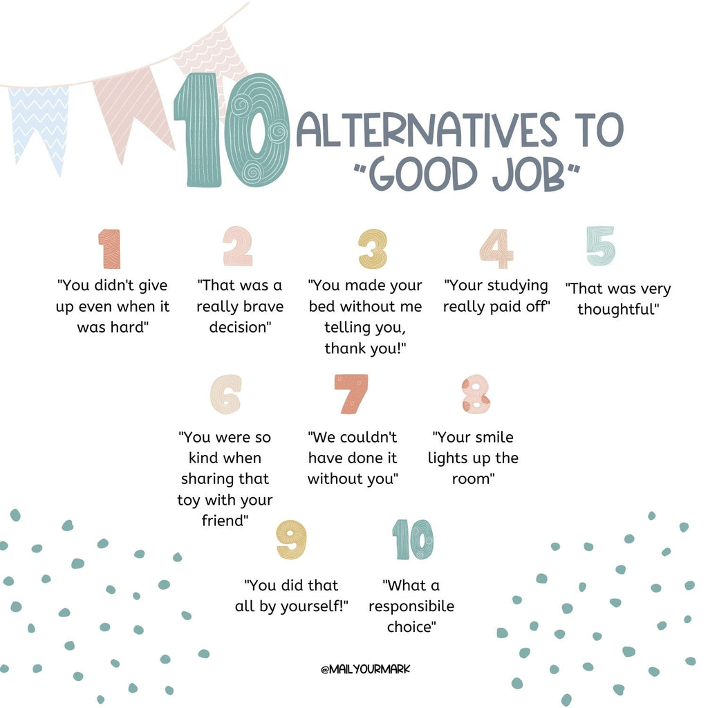 10 alternatives to saying "good job"