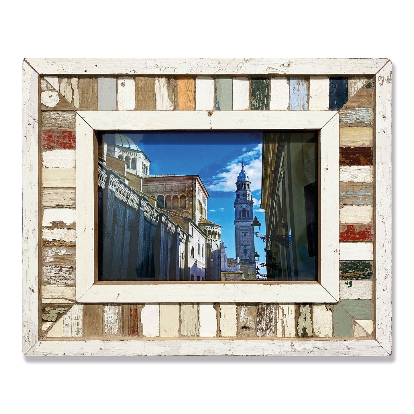 Cornice mosaico con foto Parma 