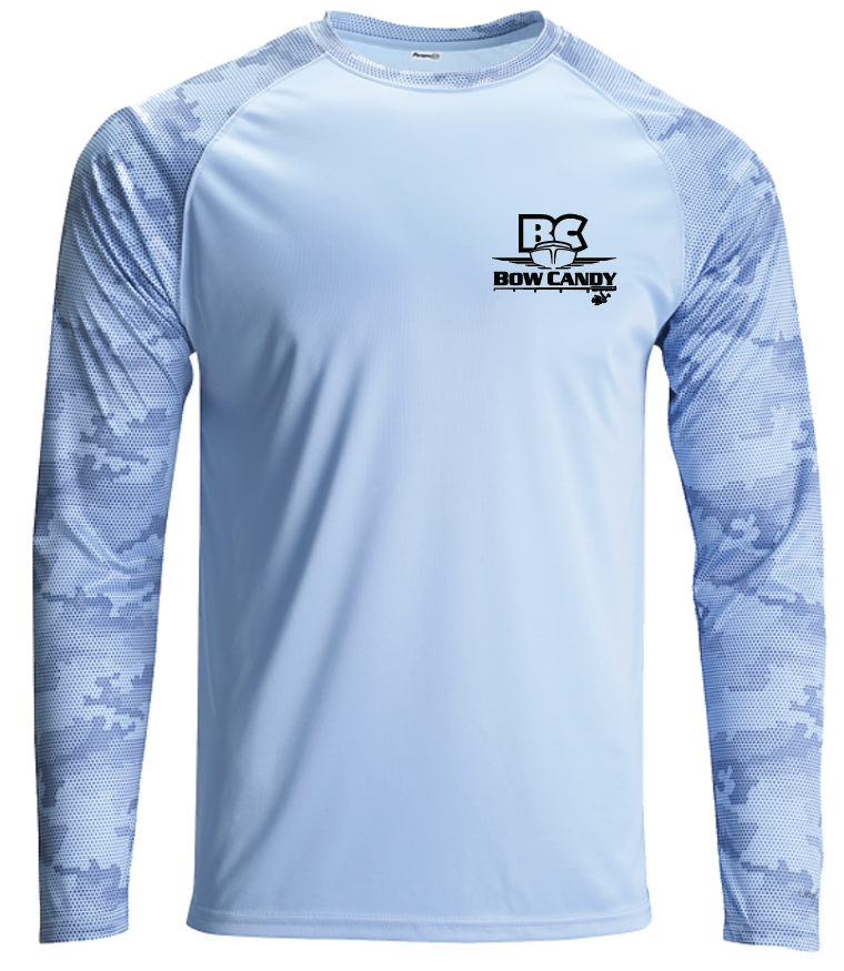 Freedom Performance Long Sleeve Shirt Mist | USA Candy Blue - Bow