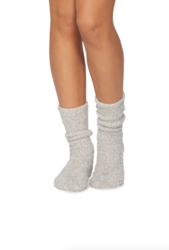 Barefoot Dreams  Cozy Chic Tennis Sock - Pack of 2 {Dusty Rose