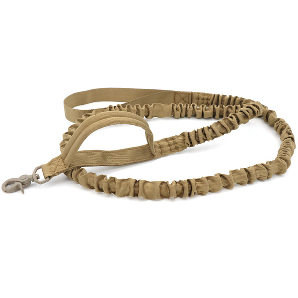 Tactical Dog Elastic Leash 2 Handles