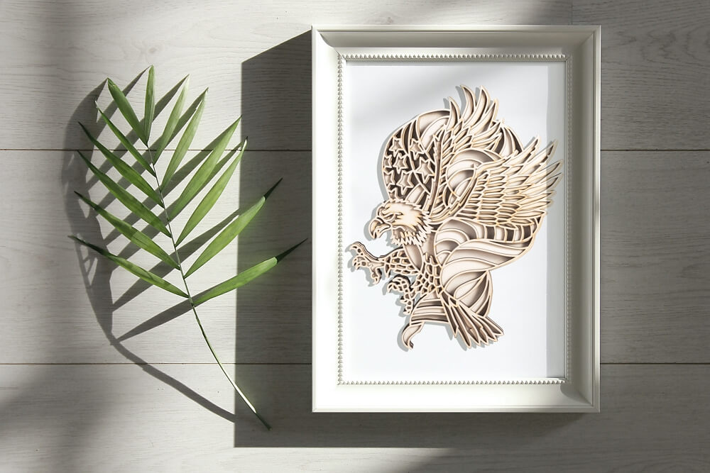 laser cut wood wall art